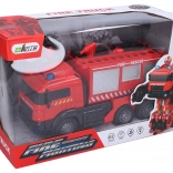 RC autórobot tűzoltó vízágyúval 26 cm