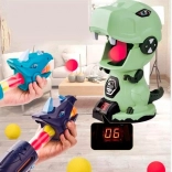 Interaktív játék Lövöldözés Dinoszauruszra pisztolyokkal és golyókkal