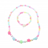 Divatos ékszerkészlet rózsákkal