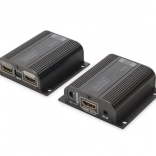HDMI extender hálózati kábelen akár 50 m-ig, 1080p 60 Hz, EDID, HDMI Loop Out, IR, PoC