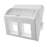 45×45° adapter 2× RJ45 aljzattal