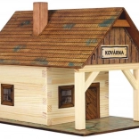 Fából készült ragasztós építőkészlet Kovácsműhely