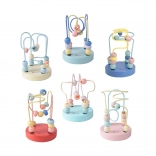 Klasszikus világ fa játék szövött labirintus gyerekeknek