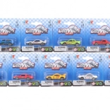 Fém kisautó kártyán