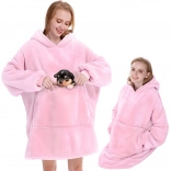 Meleg oversize polár pulóvertakaró