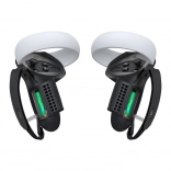 Markolatú és elemtartó nyílással rendelkező védőburkolat Meta Quest 2-höz, Kiwi Design, fekete