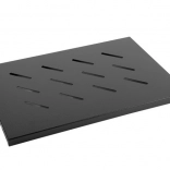 Polc 19" rack szekrényekhez, 1U, 450 mm, fekete