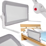 Ágyvédő rács 120 cm szürke