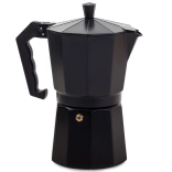 Alumínium moka kávéfőző, 450 ml, 9 csészéhez, fekete