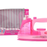 gyerek műanyag vasaló fénnyel, hanggal és vízpermetezővel