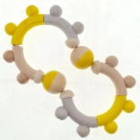 Hess fa csörgő természetes sárga