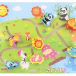 Fa állatos labirintus