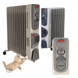 NIKURA 11 bordás olajos elektromos fűtőtest