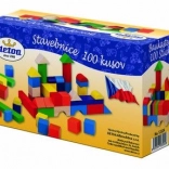 Fa építőkocka 100 db