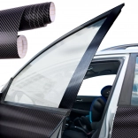 Öntapadós 4D karbon fólia fekete 1,52 × 30 m