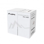 UTP Cat6 rézhálózati kábel 305 m, tömör ér, szürke