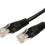 Patch kábel RJ45 Cat6A UTP 3 m fekete
