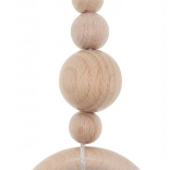 HESS babakocsira való lánc csengővel – natúr, rövid