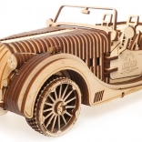 UGEARS Roadster VM-01 fa mechanikus modell – 3D kirakó