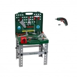 BOSCH hordozható műhely kofferben, akkumulátoros csavarhúzóval