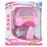 Gyerek műanyag kézi habverő elemmel, fénnyel és hanggal