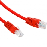 Hálózati kábel UTP Cat 6 RJ-45, 0,25 m, piros