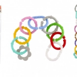 Összekapcsolható karikák és formák babáknak 0 hó+