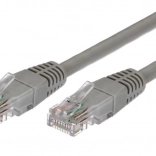 RJ45 UTP Cat6A hálózati kábel, 1 m, szürke