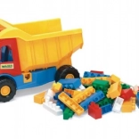 Gyerek dömper építőkockákkal Multi Truck 38 cm